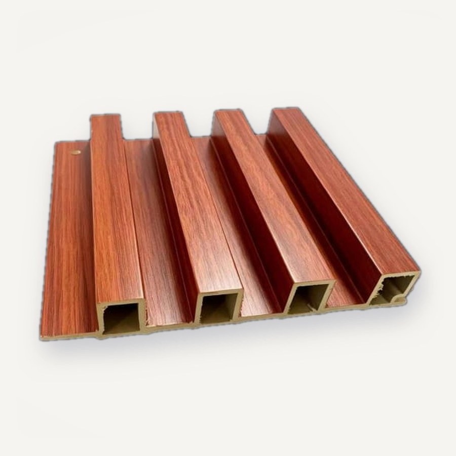 Panel Fluted motif JC-M11 — Kayu merah serat halus
