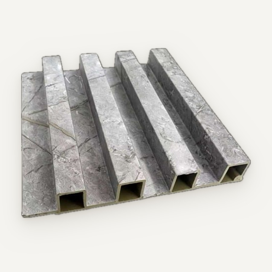Panel Fluted motif JC-S15 — Marmer abu-abu