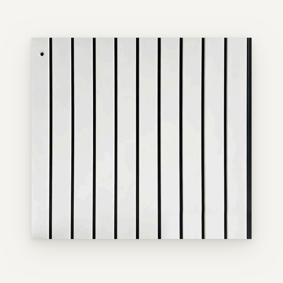 Panel Kisi motif JC-B10 — Putih polos